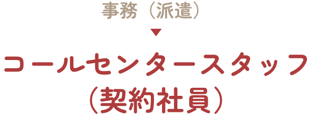 コールセンタースタッフ